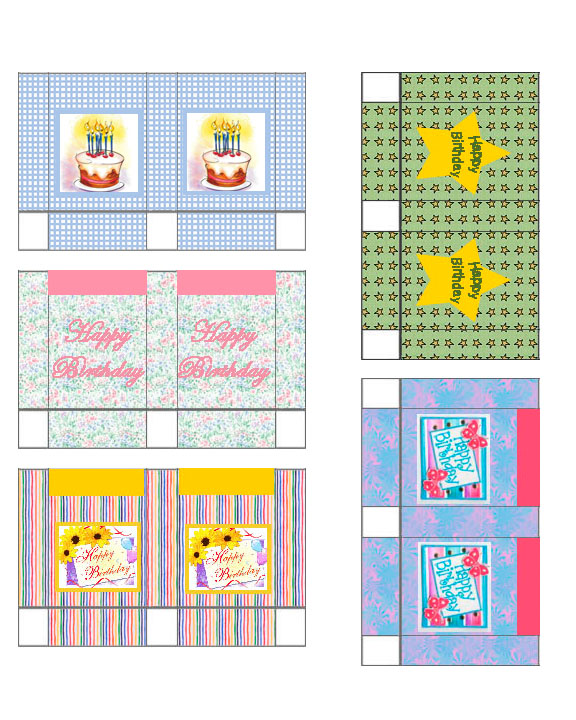 Miniature dollhouse gift bags selection 2